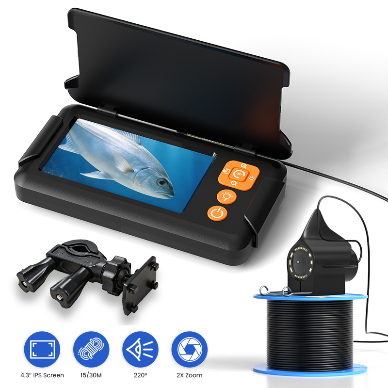 Fishing Depth Finder - Telecamera da Pesca con Schermo da