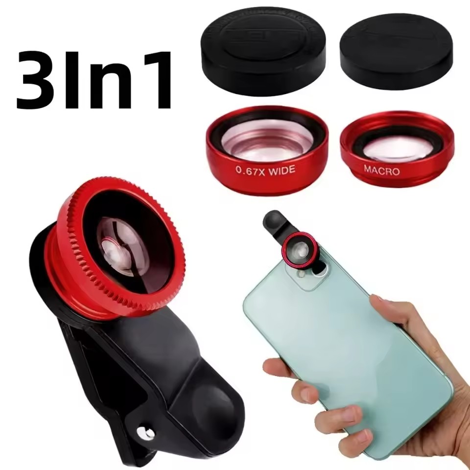 Fishing Camera - Kit Lenti 3 in 1 per