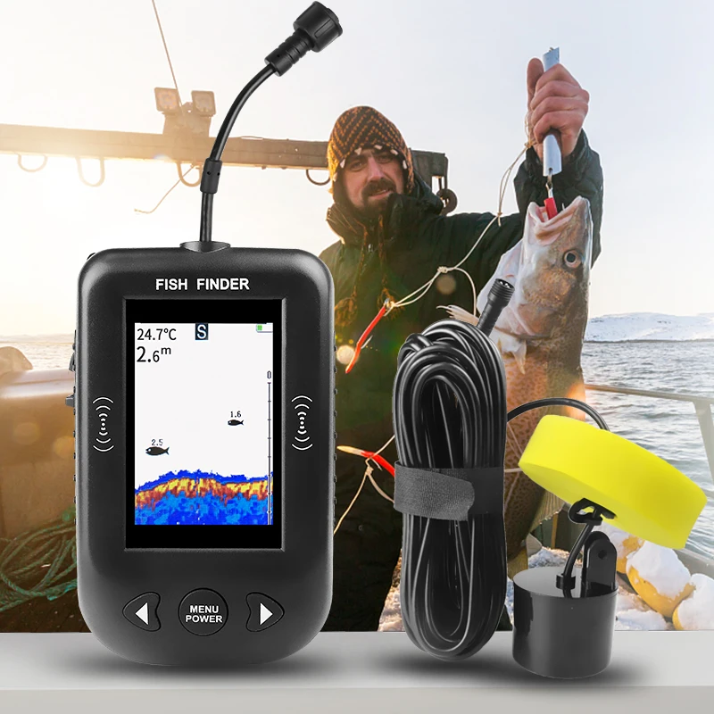 Fishing Depth Finder - Ecoscandaglio Portatile Erchang XF03 per la