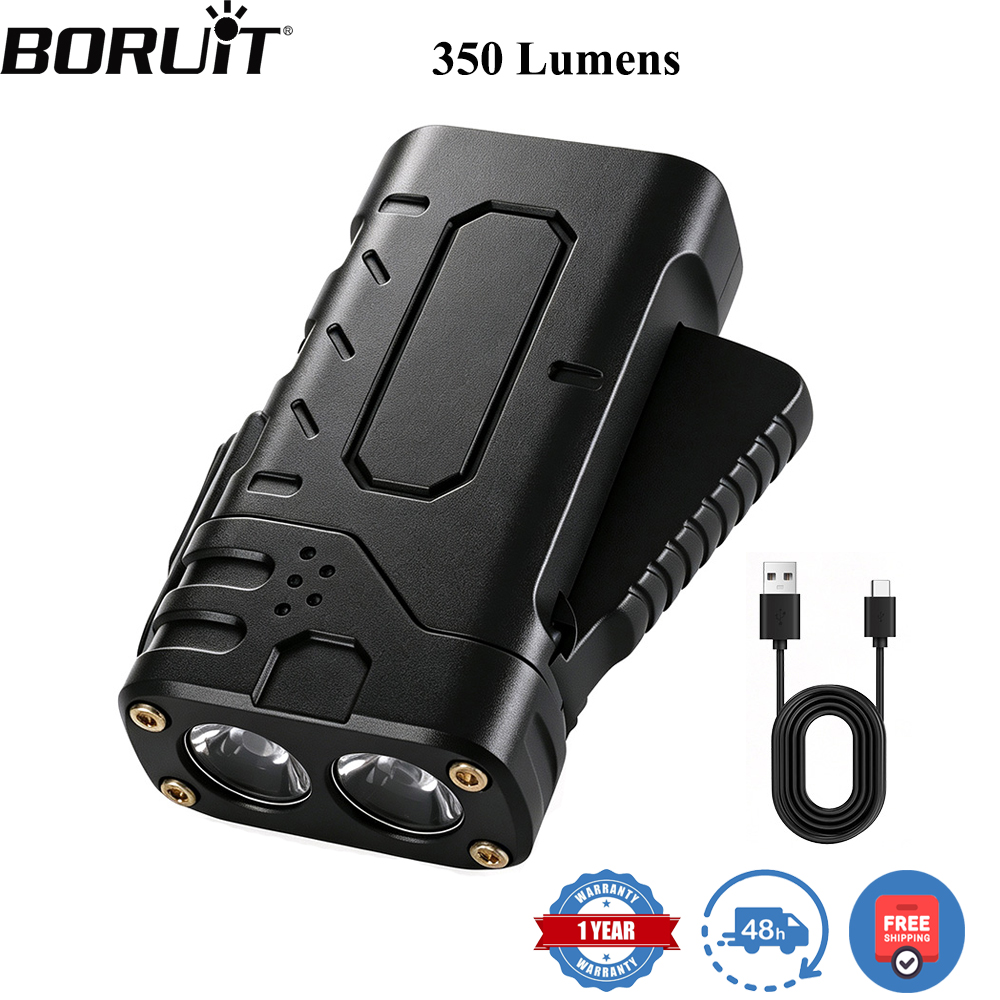 Fishing Light - BORUIiT Torcia LED EDC a Manovella