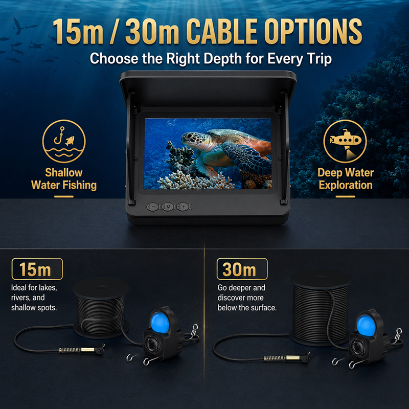 Ecoscandaglio con Telecamera S - Fishing Depth Finder recensione e prezzo